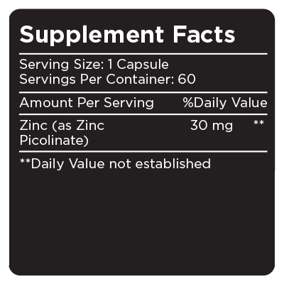 Zinc Picolinate 30 mg